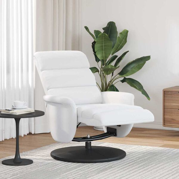 vidaXL Ligstoel Wit 98 x 71 x 106 cm PU