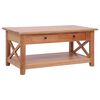 vidaXL Salontafel 100x55x46 cm massief mahoniehout