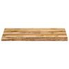 vidaXL Tafelblad met natuurlijke rand 120x60x2,5 cm massief mangohout