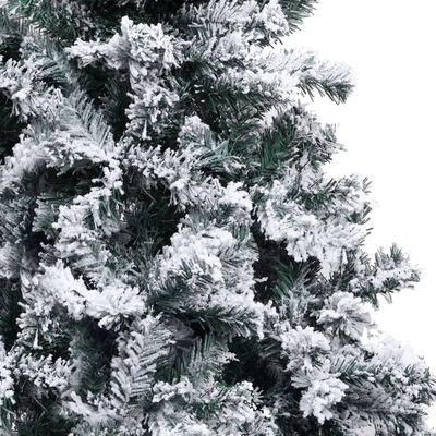 vidaXL Kunstkerstboom met verlichting en kerstballen 180 cm PVC groen