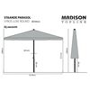 Madison Parasol Syros Luxe rond 350 cm ecru