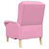 vidaXL Fauteuil Roze 76 x 94 x 102 cm Stof