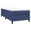 vidaXL Boxspring bed 90x200 cm stof blauw