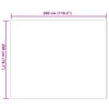 vidaXL Nep Konijnenbont Tapijt Olite Roze 200 x 280 cm Polyester