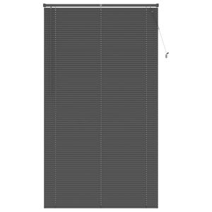 vidaXL Venetiaanse Blind Verstelbaar Zilvergrijs 213 x 110 cm PVC