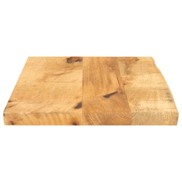 vidaXL Tafelblad met natuurlijke rand 60x40x2,5 cm massief mangohout