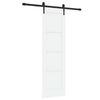 vidaXL Schuifdeur ORKDAL 61 x 198,5 cm Bewerkt hout Wit en zwart