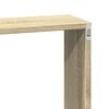 vidaXL Wandkast 100x16x30 cm bewerkt hout sonoma eikenkleurig