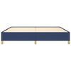 vidaXL Bedframe zonder matras stof blauw 200x200 cm