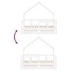 vidaXL Kinderbedframe met lades 70x140 cm massief grenenhout wit