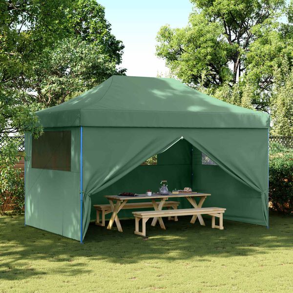 vidaXL Partytent Groen 292 x 440 x 315 cm Oxford Stof