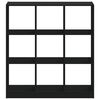 vidaXL Boekenkast 102x32x108 cm bewerkt hout zwart