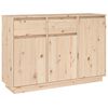 vidaXL Dressoir 110x34x75 cm massief grenenhout