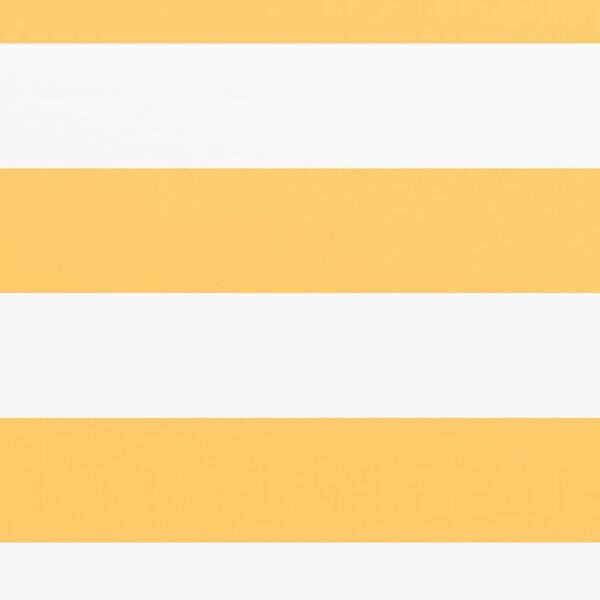 vidaXL Balkonscherm 90x400 cm oxford stof wit en geel