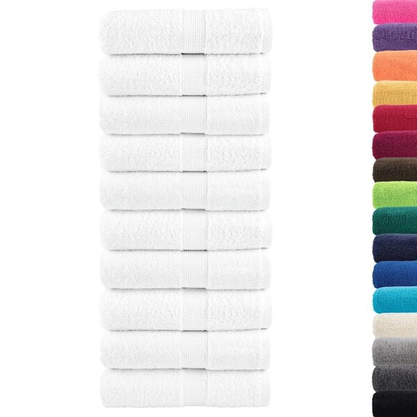 vidaXL Washandjes SOLUND 50 st hoogwaardig 600 g/m&sup2; 15x21 cm