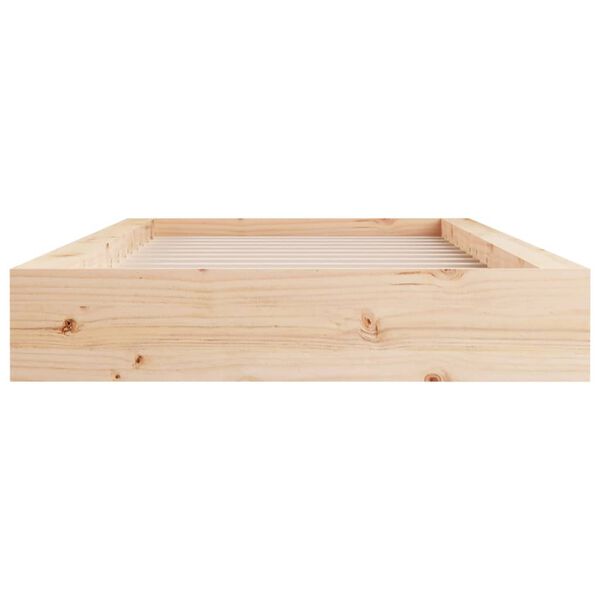 vidaXL Bedframe massief hout 90x200 cm