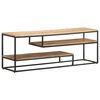 vidaXL Tv-meubel 130x30x45 cm ruw mangohout