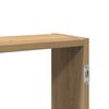 vidaXL Wandschap 99x15x60 cm bewerkt hout artisanaal eikenkleurig