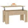 vidaXL Salontafel 101x49x52 cm bewerkt hout sonoma eikenkleurig