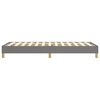 vidaXL Boxspring bed 90x200 cm stof donkergrijs