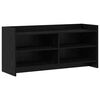vidaXL TV-kast 100 x 33 x 47 cm Zwart eiken Bewerkt hout