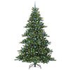 vidaXL Kunstmatige Inklapbare Kerstboom met 300 LED 210 cm PVC