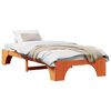 vidaXL Bedframe Wasbruin 90 x 200 cm Massief grenenhout