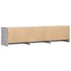 vidaXL TV-kast met LED Betonkleurig 165 x 34 x 40 cm Bewerkt hout