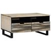vidaXL Salontafel Wit 80 x 54 x 40 cm Bewerkt hout