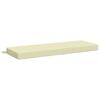 vidaXL Bankkussen SOEST 100% Polyester Cr&egrave;mekleurig 120 x 40 x 8 cm