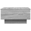 vidaXL Salontafel 60x45x31 cm bewerkt hout grijs sonoma eikenkleurig
