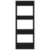 vidaXL Boekenkast/kamerscherm 40x30x103 cm bewerkt hout zwart