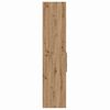 vidaXL Highboard Artisan Eiken 40 x 42,5 x 185 cm Bewerkt hout
