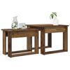 vidaXL Koffietafel Set 2 pcs Oudhout Bewerkt hout