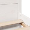 vidaXL Bedframe met hoofdeinde zonder matras 160x200 cm wit
