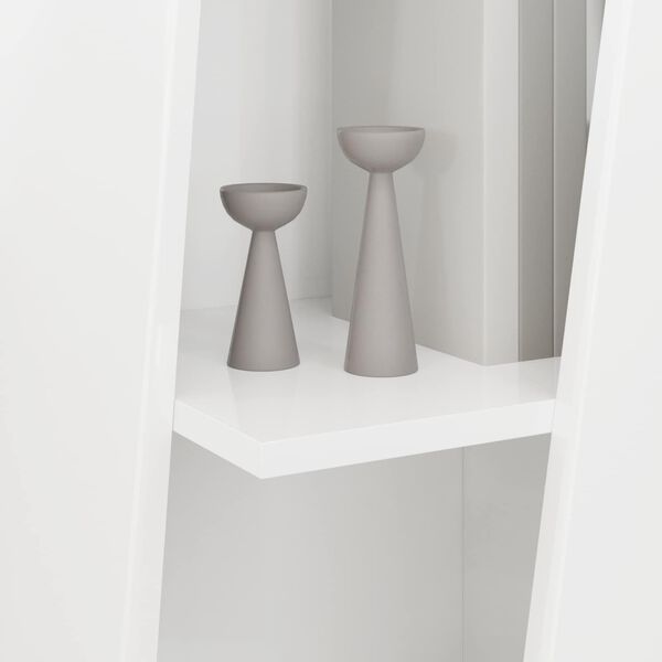 vidaXL Zijplank Hoogglans wit 33 x 32 x 100,5 cm Bewerkt hout