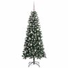 vidaXL Kunstkerstboom met 150 LED Groen 150 cm PVC en Plastic en Staal