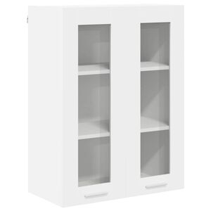 vidaXL Hangkast met opslag Wit 60 x 31 x 80 cm Bewerkt hout