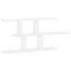 vidaXL Wandplank Wit 100 x 17 x 45,5 cm Bewerkt hout
