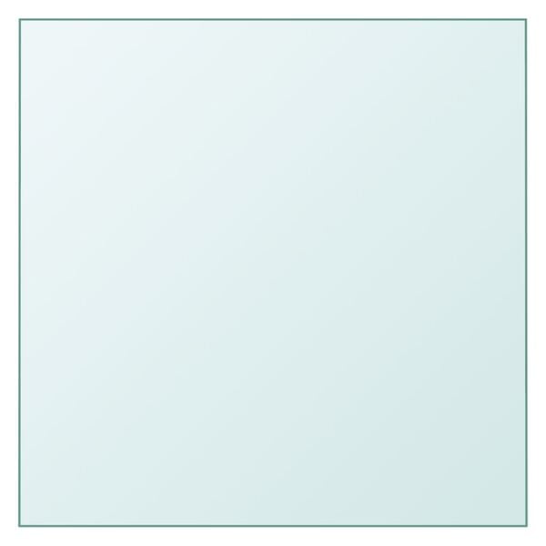 vidaXL Tafelblad 60x60 cm gehard glas transparant