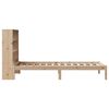 vidaXL Bed met boekenkast zonder matras massief grenenhout 100x200 cm