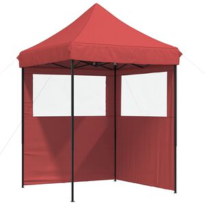 vidaXL Partytent 200 x 200 x 306 cm Bordeauxrood Oxford Stof