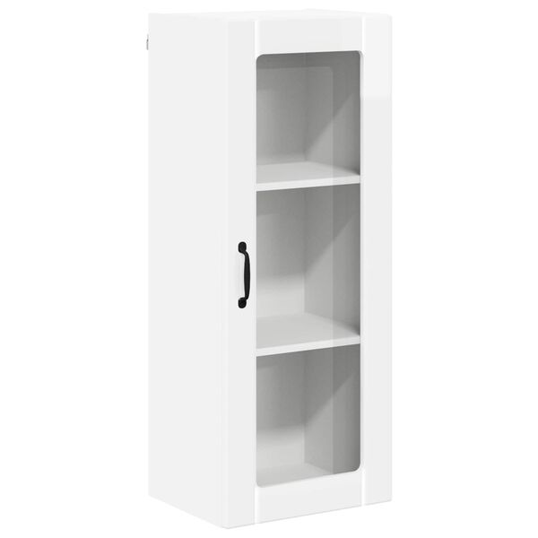 vidaXL Keukenkast Hoogglans wit 40 x 31 x 100 cm Bewerkt hout