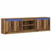 vidaXL TV Eenheden 180 x 34 x 50 cm Bruin Bewerkt hout
