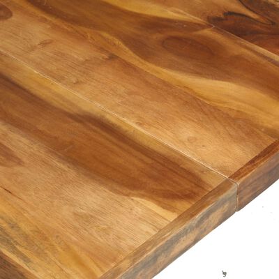 vidaXL Salontafel 140x140x40 cm massief hout met sheesham afwerking
