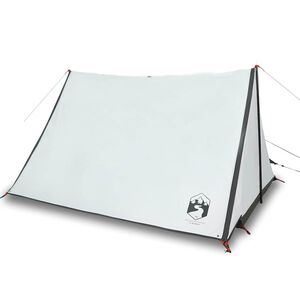 vidaXL Tent 2-persoons waterdicht verduisterend stof wit