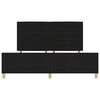 vidaXL Bedframe met hoofdeinde Zwart 180 x 200 cm Stof