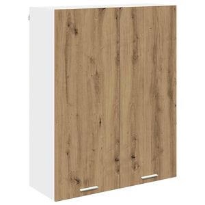 vidaXL Hangkast met opslag Artisan Eiken 80 x 31 x 100 cm Bewerkt hout