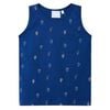 vidaXL Kindertopje 128 donkerblauw