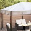 vidaXL Gazebo Dekking Vervanging Doorzichtig 400 x 300 x 32 cm PVC